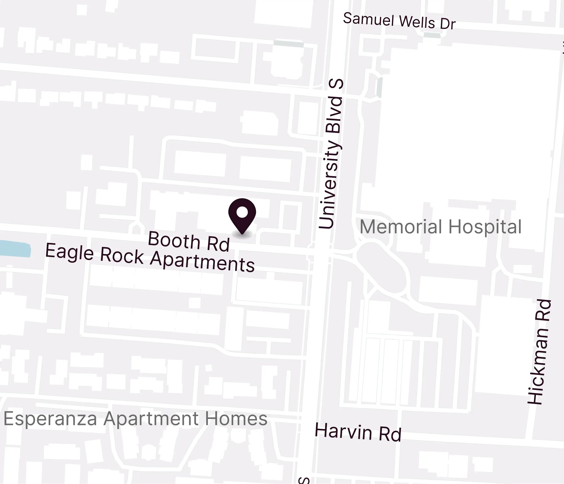 Map showing the Vivo Healthcare location at 1919 Lakeland Hills Blvd, Lakeland, FL 33805